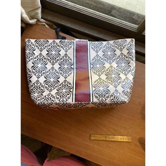 Brighton My Sweet Valentine Pink Black & Burgundy Coated Canvas Tote - Picture 2 of 8